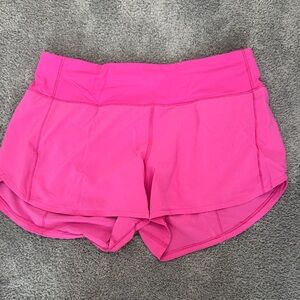 Lululemon Athletica Bright Pink Athletic Shorts